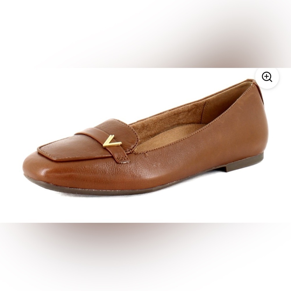 Vionic Hayes Women's Flats Tan Brown Leather Size 7.5